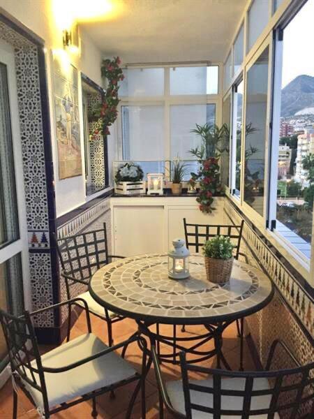 Luxury Beachfront Apartment In Benalmadena Costa Bagian luar foto